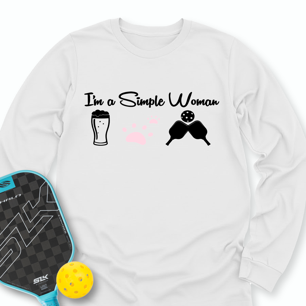 Cat Beer Pickleball Long Sleeve - Picklechillz