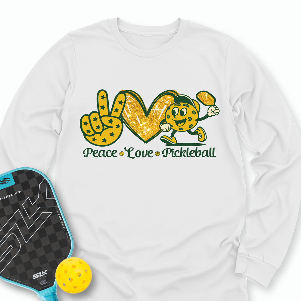 Peace Love Pickleball Long Sleeve - Picklechillz