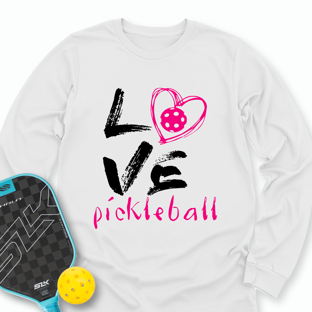 I Love Pickleball Long Sleeve - Picklechillz