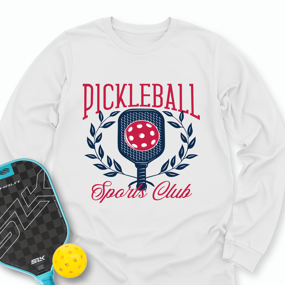 Pickleball Sports Club Graphic Long Sleeve - Picklechillz