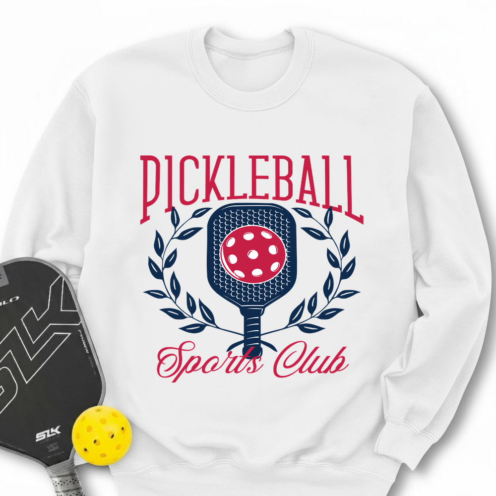 Pickleball Sports Club Graphic Sweatshirt - Picklechillz