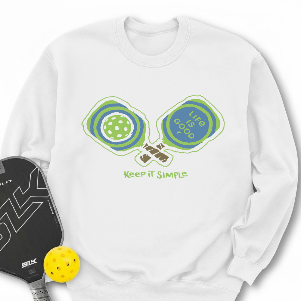Pickleball Keep It Simple Life Is Good Sweatshirt - Picklechillz