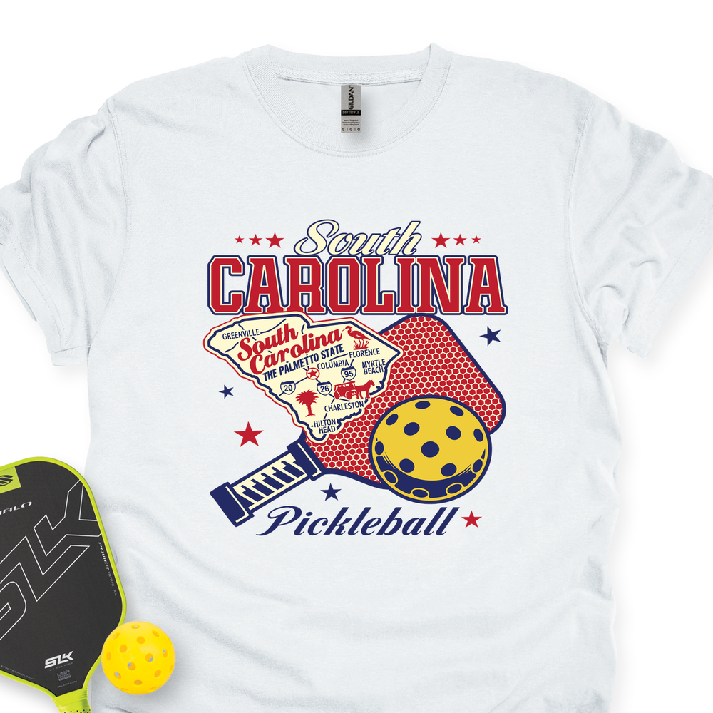 South Carolina Pickleball Unisex T-Shirt - Picklechillz