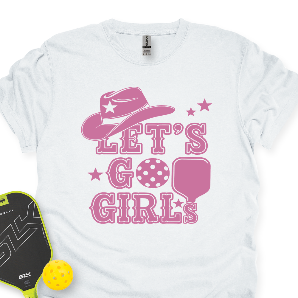 Let's Go Girls Cowboy Pickleball Unisex T-Shirt - Picklechillz