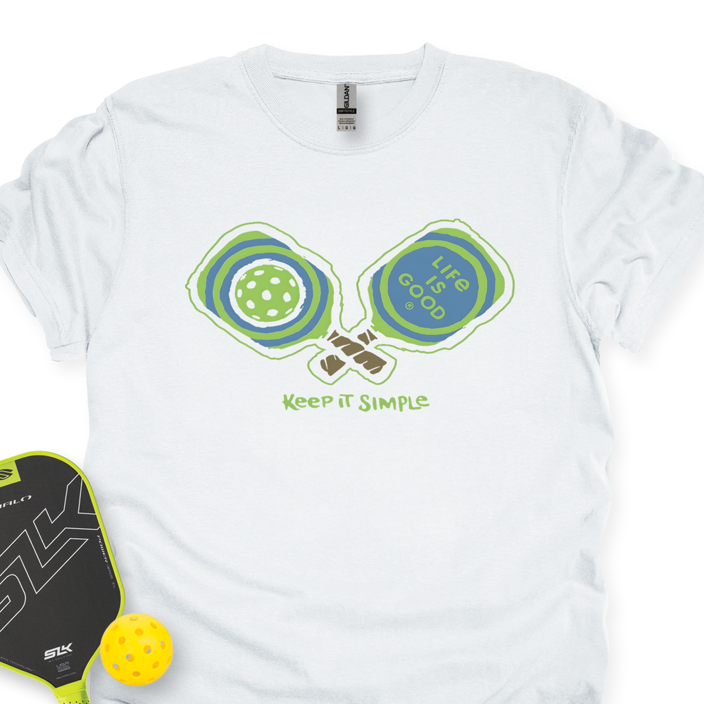 Pickleball Keep It Simple Life Is Good Unisex T-Shirt - Picklechillz