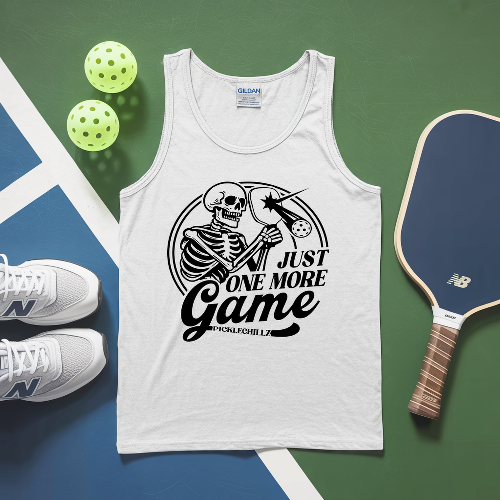 Just One More Game Skull Tank Top - Picklechillz