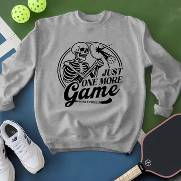 Just One More Game Skull Sweatshirt - Picklechillz