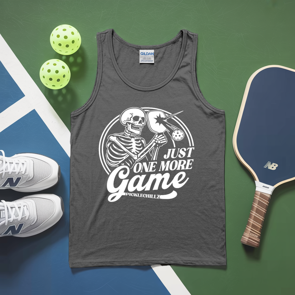 Just One More Game Skull Tank Top - Picklechillz
