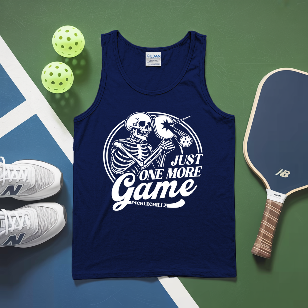 Just One More Game Skull Tank Top - Picklechillz