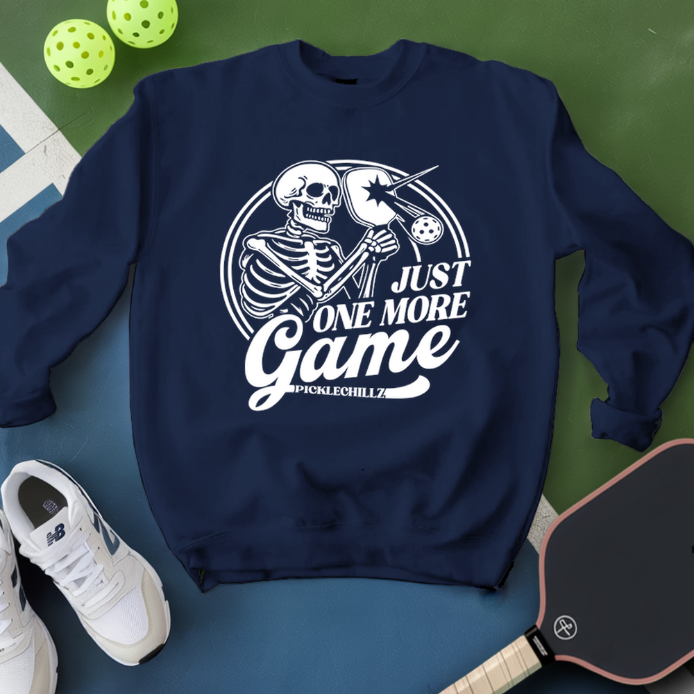 Just One More Game Skull Sweatshirt - Picklechillz