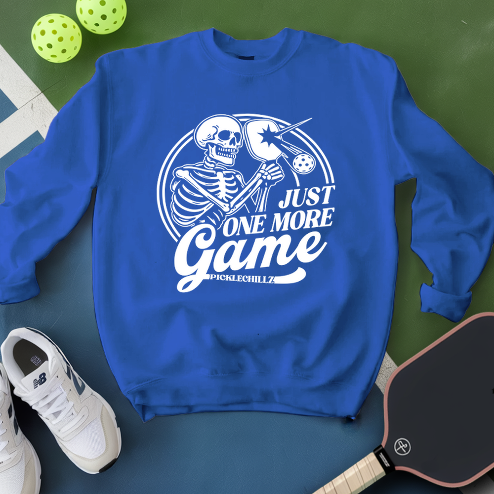 Just One More Game Skull Sweatshirt - Picklechillz