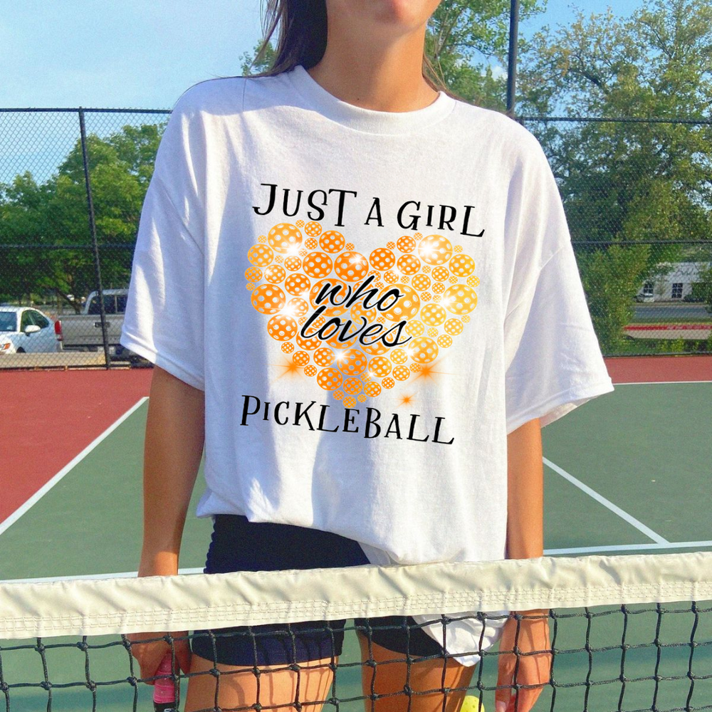 Just a Girl Who Loves Pickleball For Player Unisex T-Shirt - Picklechillz