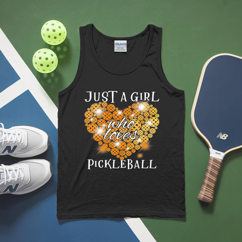 Just a Girl Who Loves Pickleball For Player Tank Top - Picklechillz