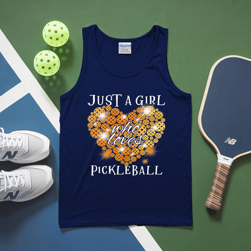 Just a Girl Who Loves Pickleball For Player Tank Top - Picklechillz