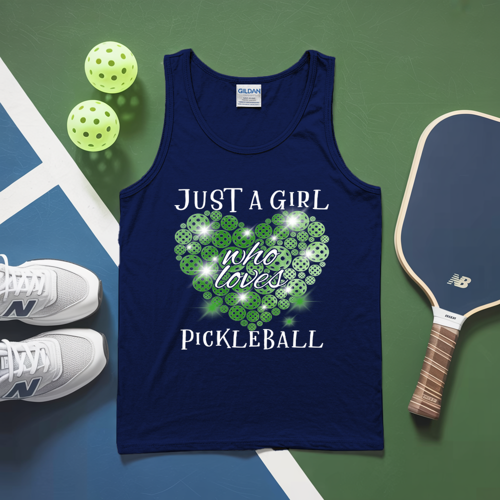 Hot Just a Girl Who Loves Pickleball For Player Tank Top - Picklechillz