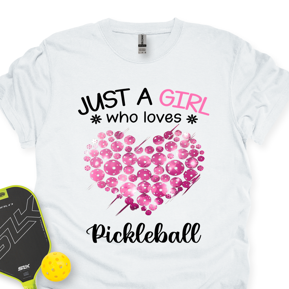 Just a Girl Who Loves Pickleball Unisex T-Shirt - Picklechillz