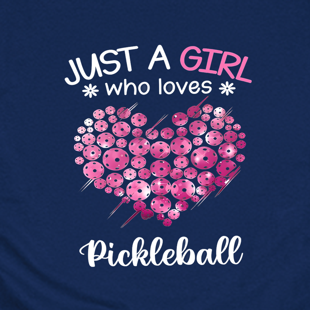 Just a Girl Who Loves Pickleball Unisex T-Shirt - Picklechillz