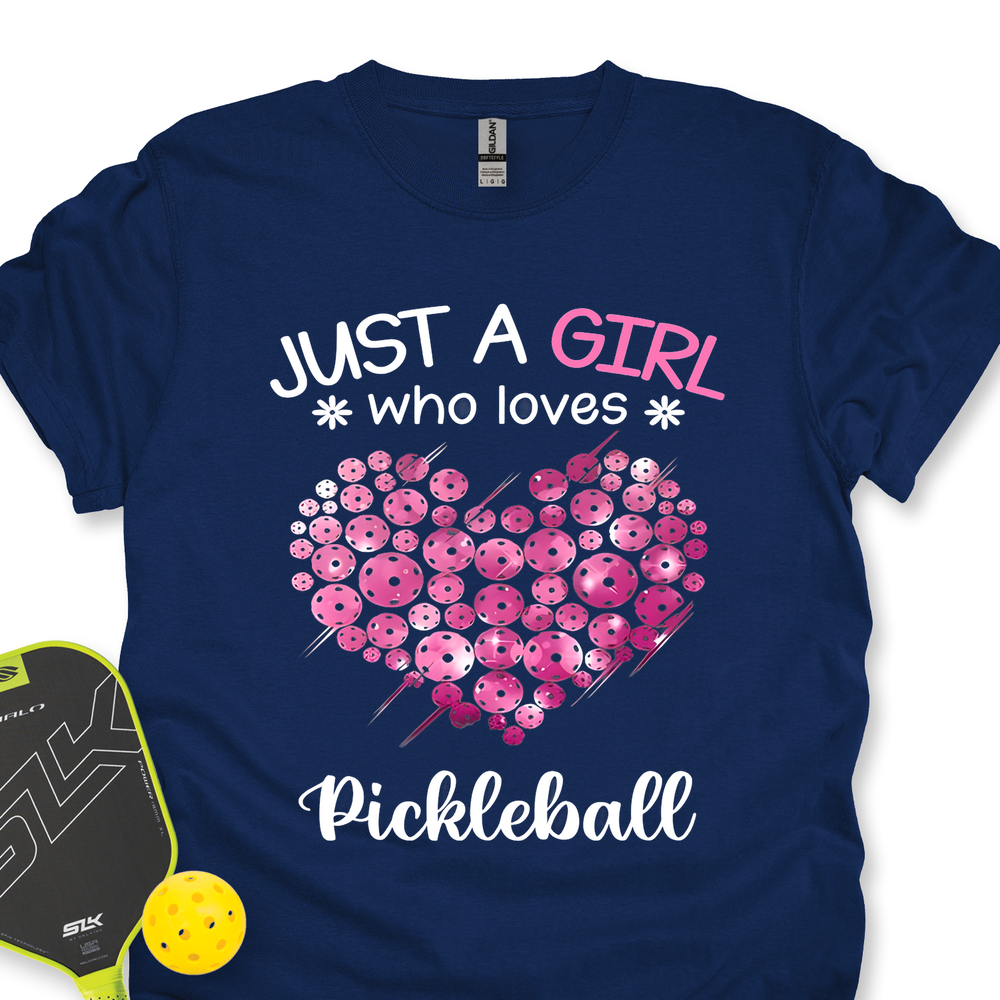 Just a Girl Who Loves Pickleball Unisex T-Shirt - Picklechillz