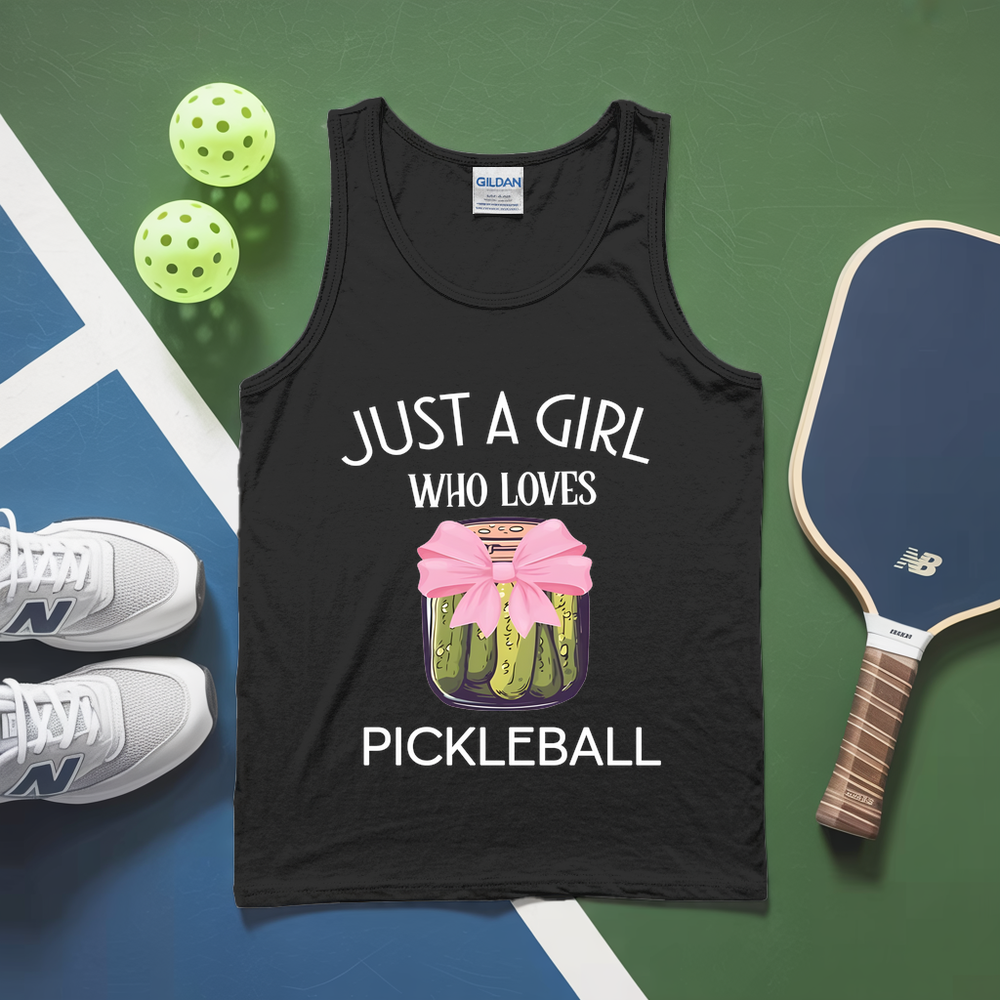 Just a Girl Who Loves Pickleballs v1 Tank Top - Picklechillz