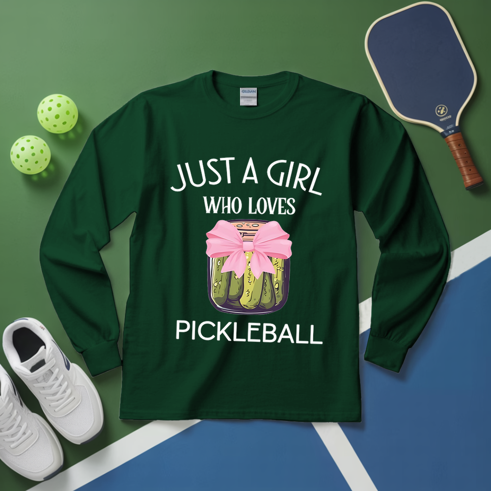 Just a Girl Who Loves Pickleballs v1 Long Sleeve - Picklechillz