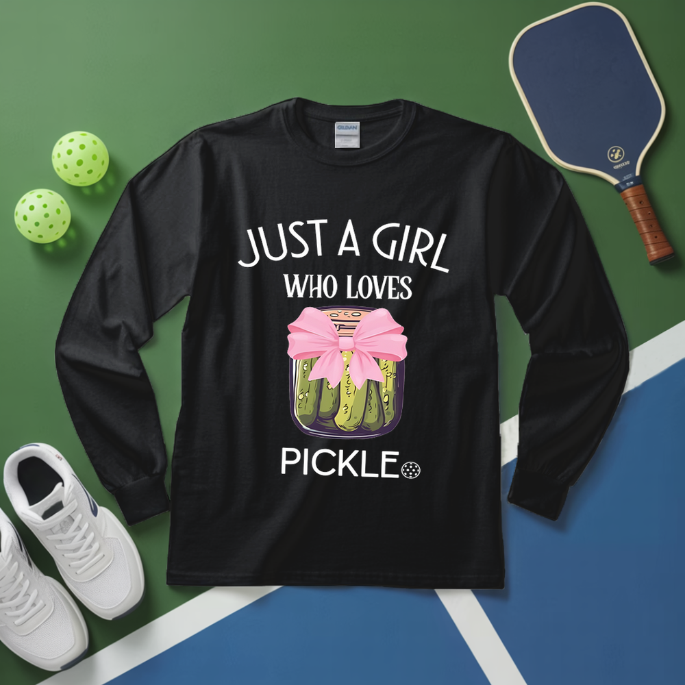 Just a Girl Who Loves Pickleballs v2 Long Sleeve - Picklechillz