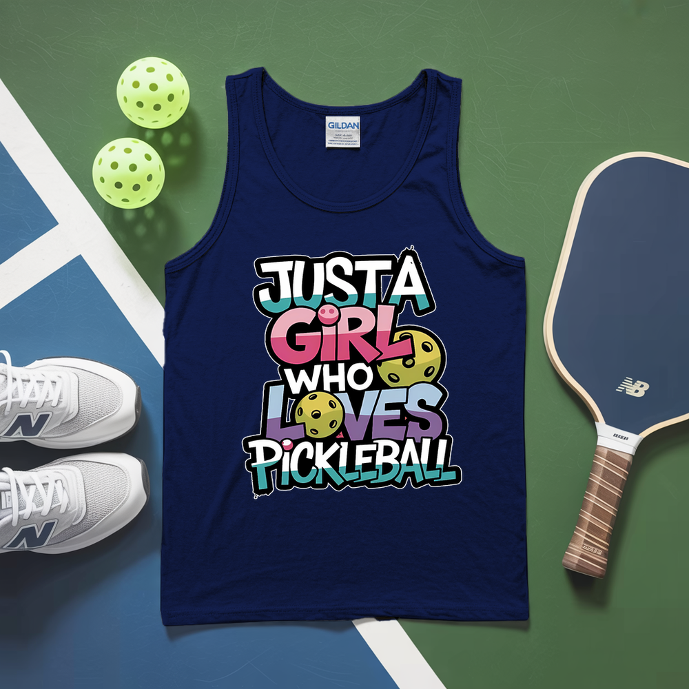 Just a Who Loves Pickleball Tank Top - Picklechillz