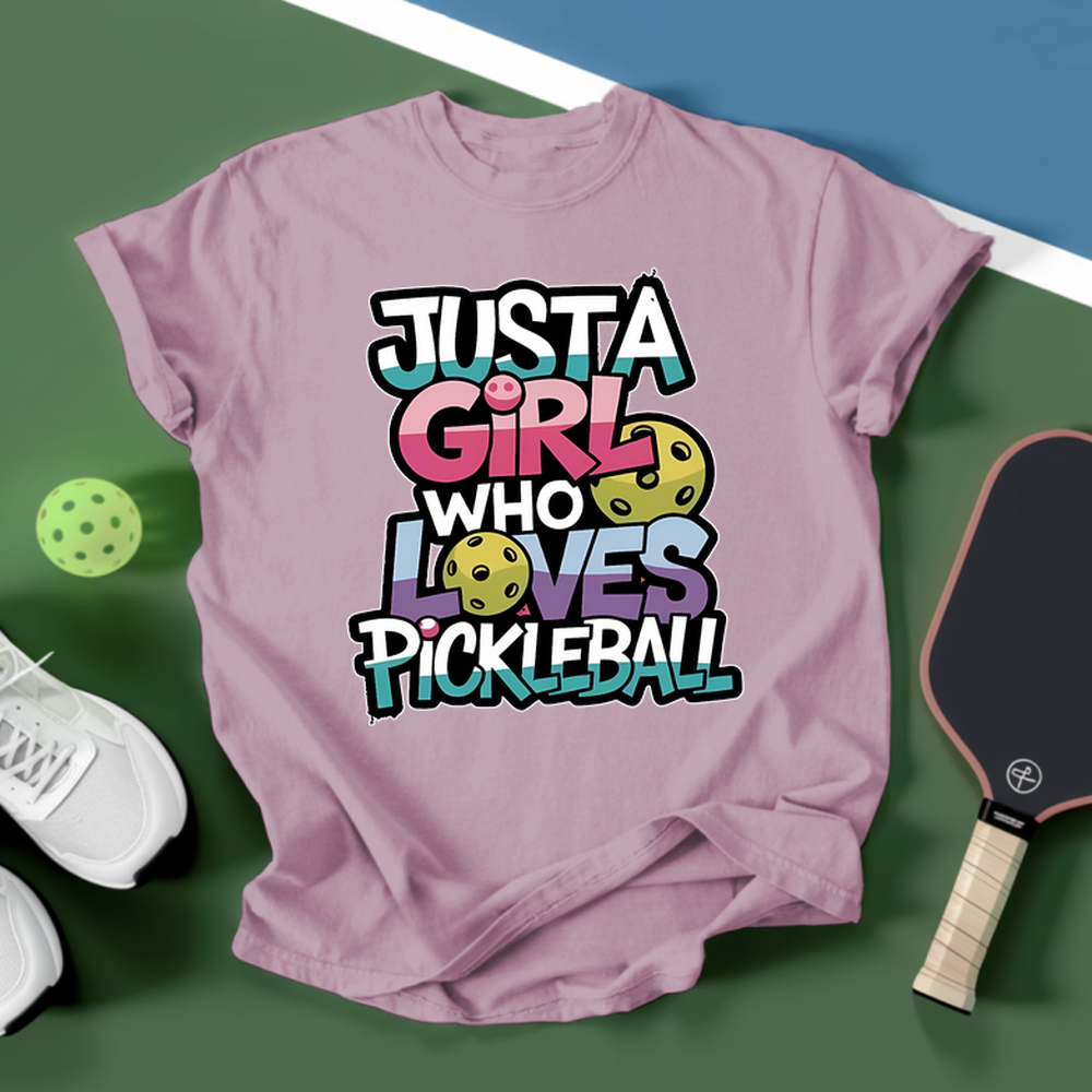 Just a Who Loves Pickleball Unisex T-Shirt - Picklechillz