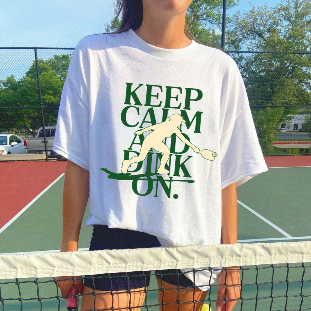 Keep Calm and Dink On Unisex T-Shirt - Picklechillz