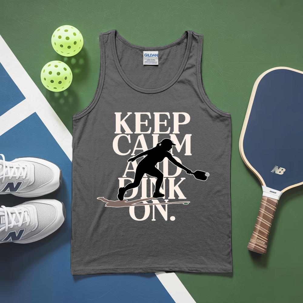 Keep Calm and Dink On Tank Top - Picklechillz