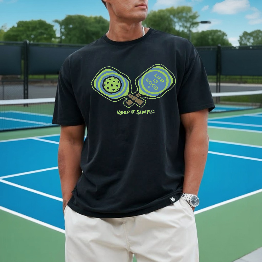 Pickleball Keep It Simple Life Is Good Unisex T-Shirt - Picklechillz