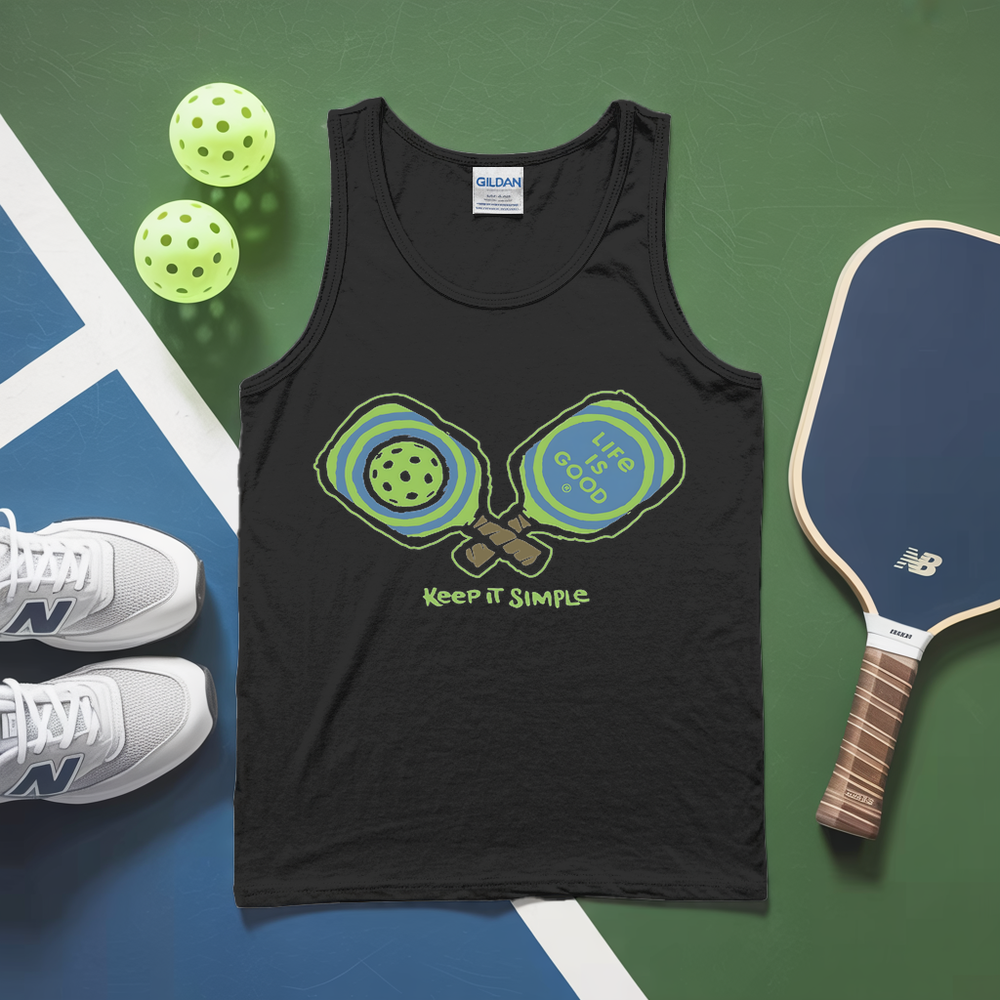 Pickleball Keep It Simple Life Is Good Tank Top - Picklechillz