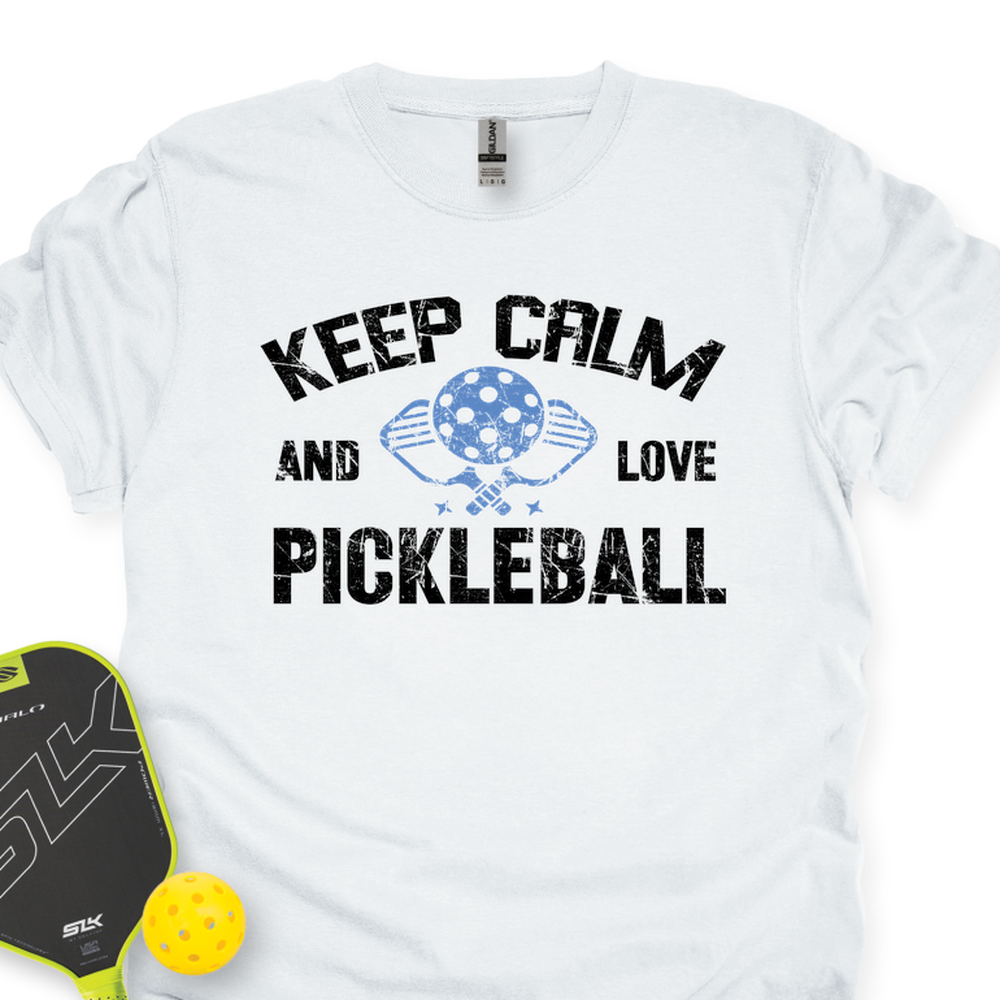 Keep Calm And Love Pickleball Unisex T-Shirt - Picklechillz