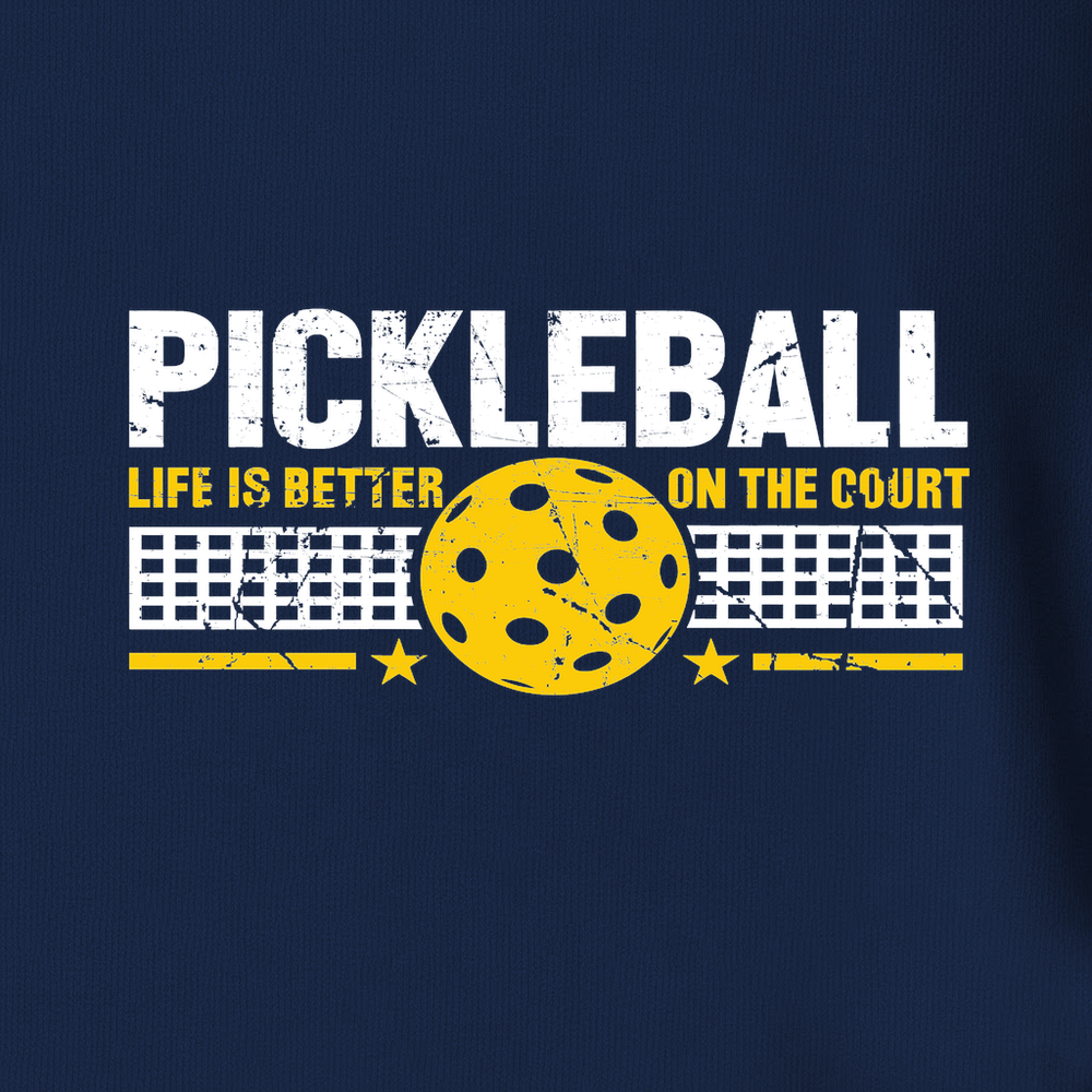 Life Is Better On The Pickleball Court Unisex T-Shirt - Picklechillz