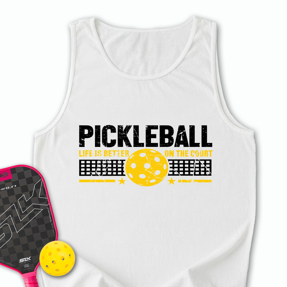 Life Is Better On The Pickleball Court Tank Top - Picklechillz