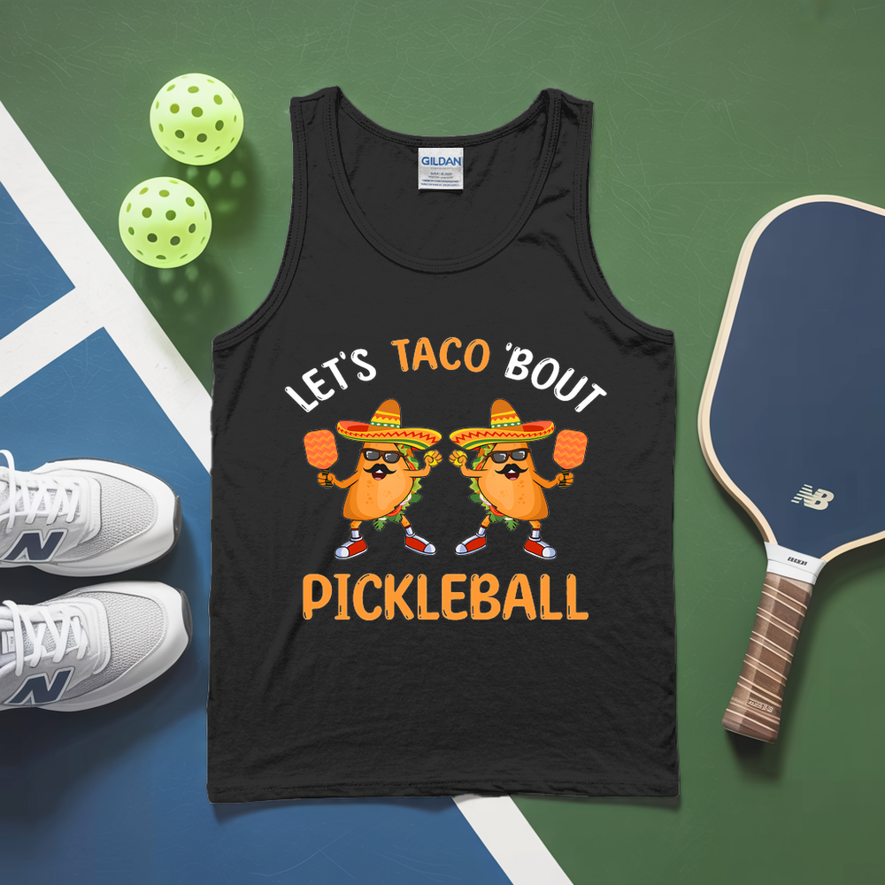 Lets Taco Bout Pickleball Tank Top - Picklechillz