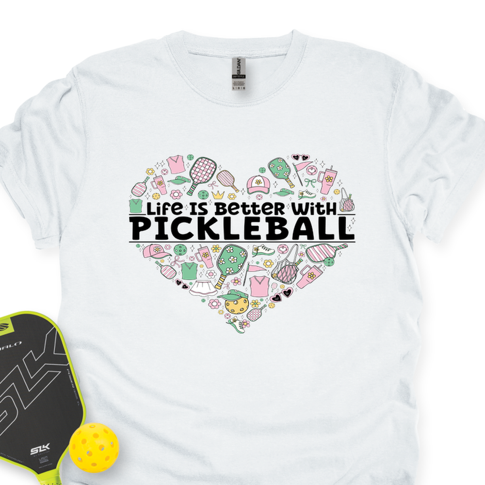 Life Is Better With Pickleball Unisex T-Shirt - Picklechillz