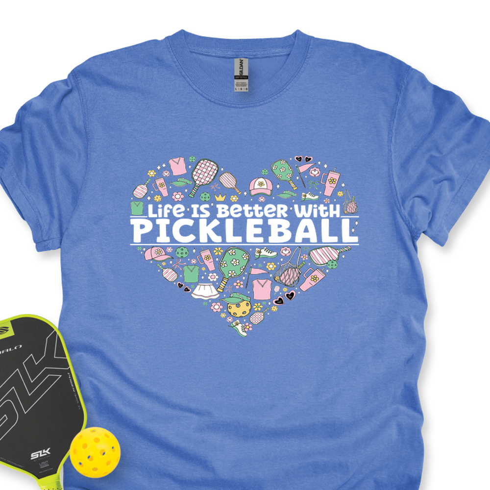 Life Is Better With Pickleball Unisex T-Shirt - Picklechillz