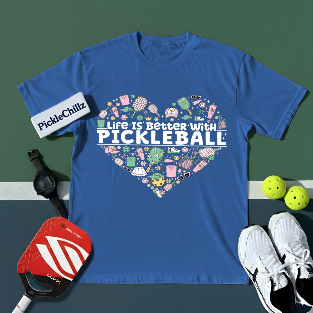 Life Is Better With Pickleball Unisex T-Shirt - Picklechillz