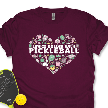 Life Is Better With Pickleball Unisex T-Shirt - Picklechillz