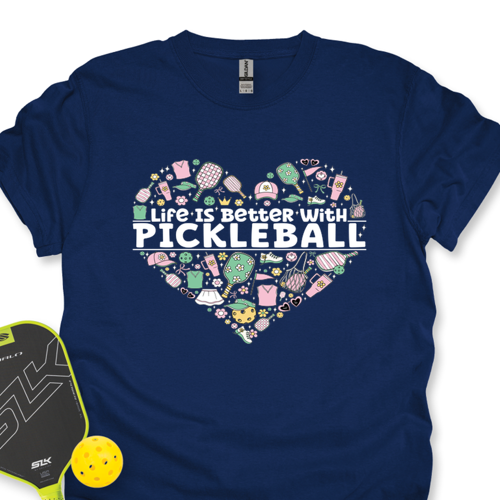 Life Is Better With Pickleball Unisex T-Shirt - Picklechillz