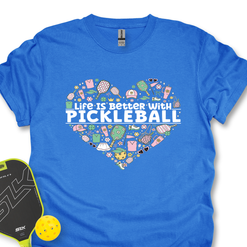 Life Is Better With Pickleball Unisex T-Shirt - Picklechillz