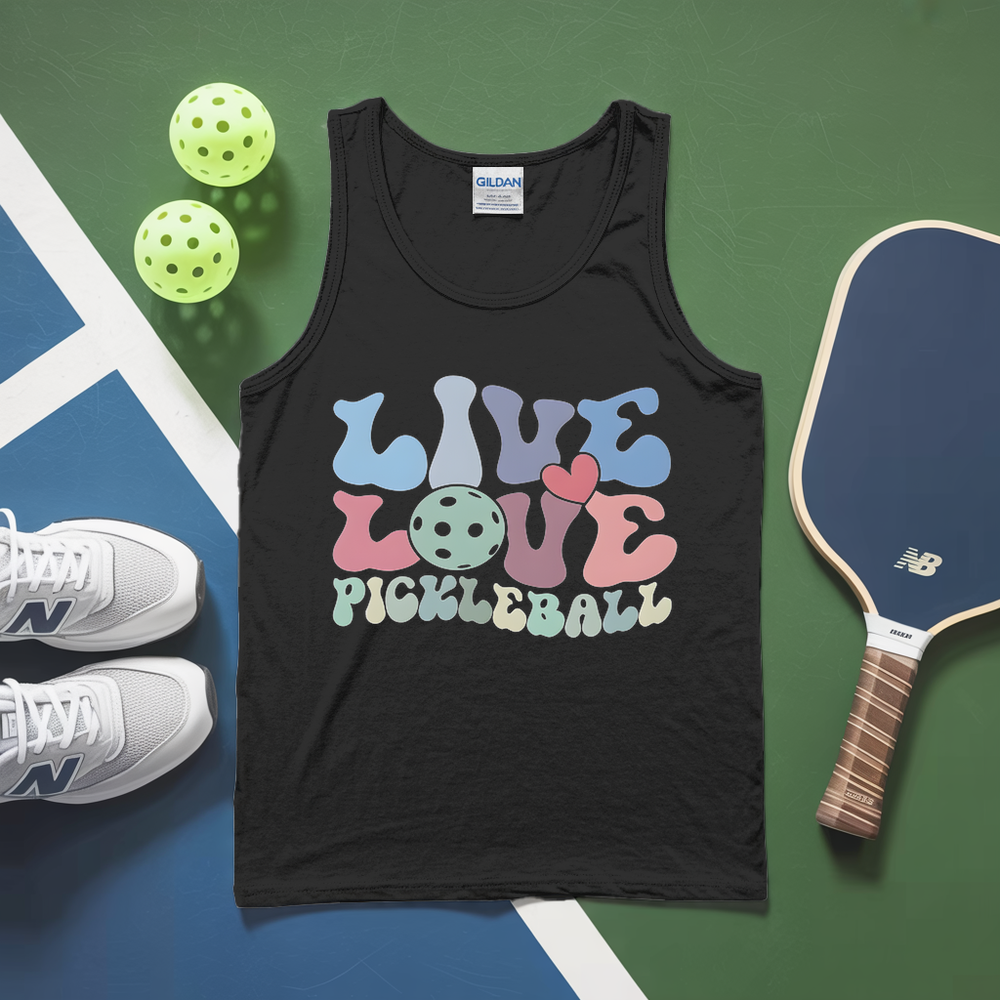 Live Love Pickleball Player Cute Tank Top - Picklechillz