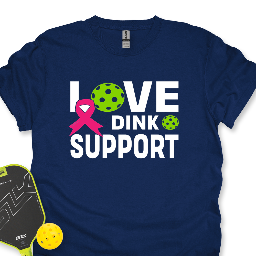 Love, Dink, Support Unisex T-Shirt - Picklechillz