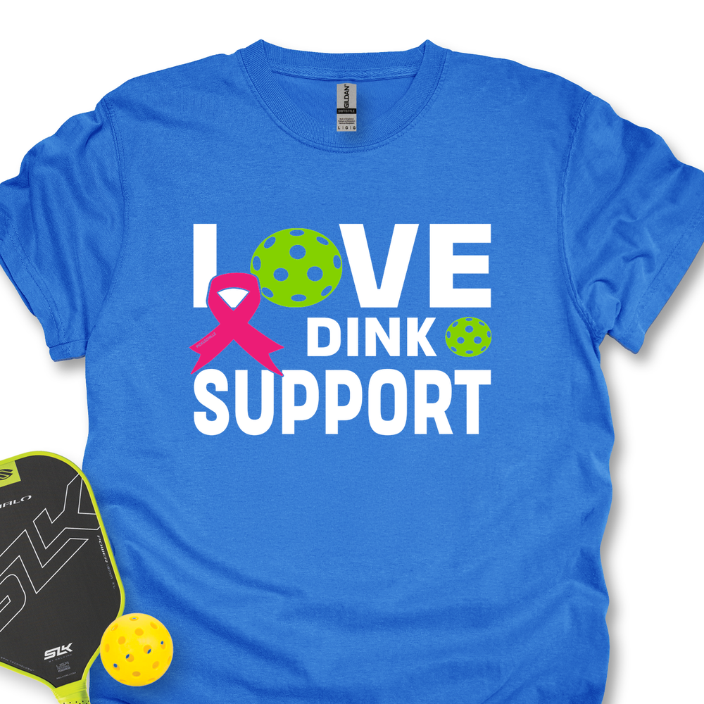 Love, Dink, Support Unisex T-Shirt - Picklechillz