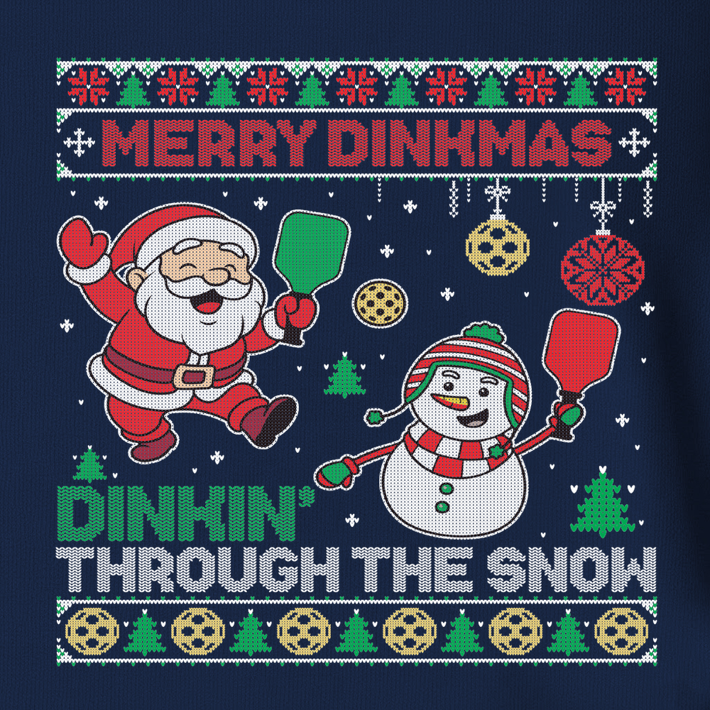 Merry Dinkmas Dinkin’ Through The Snow Unisex T-Shirt - Picklechillz