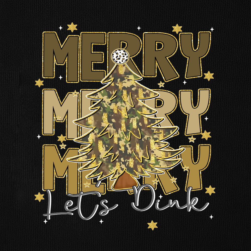 Merry Merry Merry Let’S Dink Sweatshirt - Picklechillz