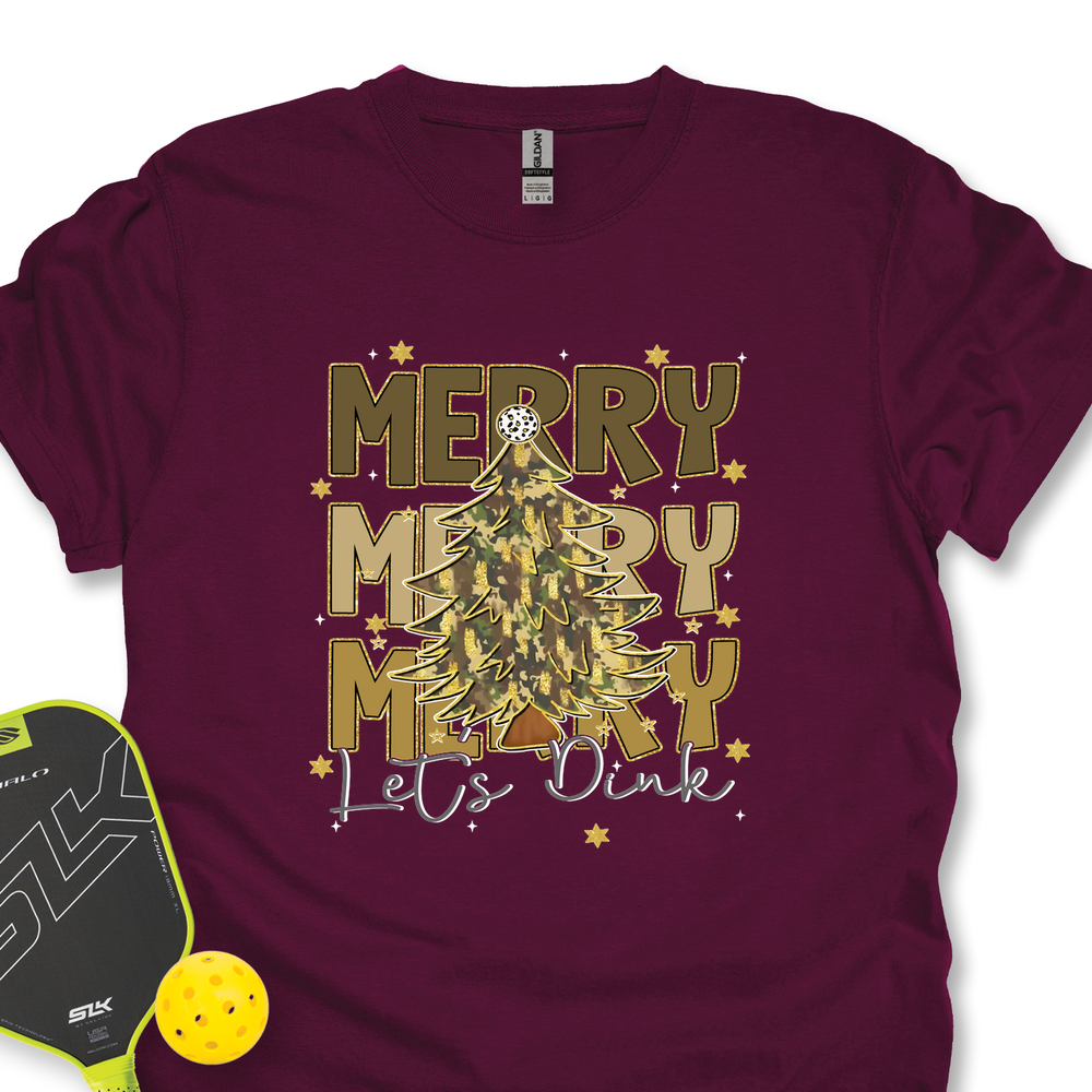 Merry Merry Merry Let’S Dink Unisex T-Shirt - Picklechillz