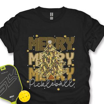 Merry Merry Merry Pickleball Unisex T-Shirt - Picklechillz
