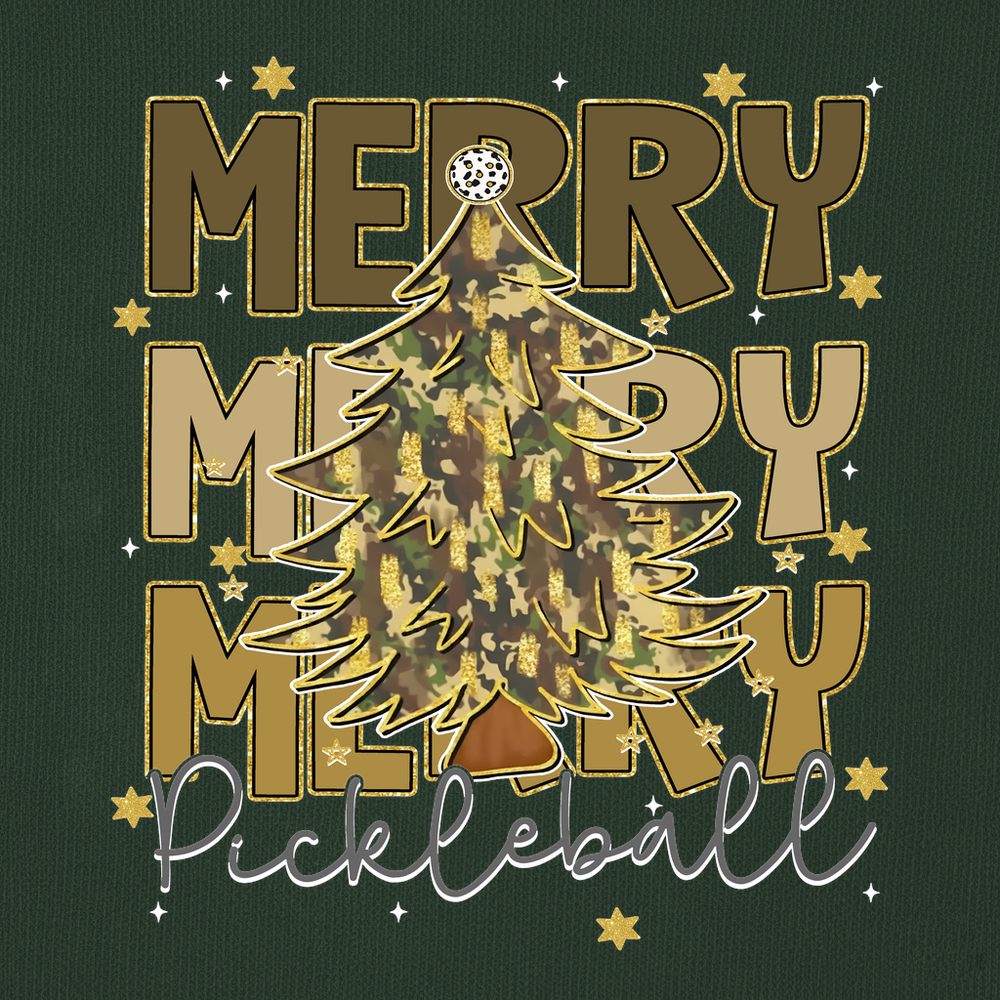 Merry Merry Merry Pickleball Sweatshirt - Picklechillz