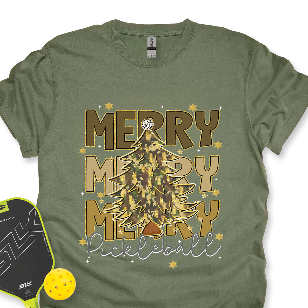 Merry Merry Merry Pickleball Unisex T-Shirt - Picklechillz